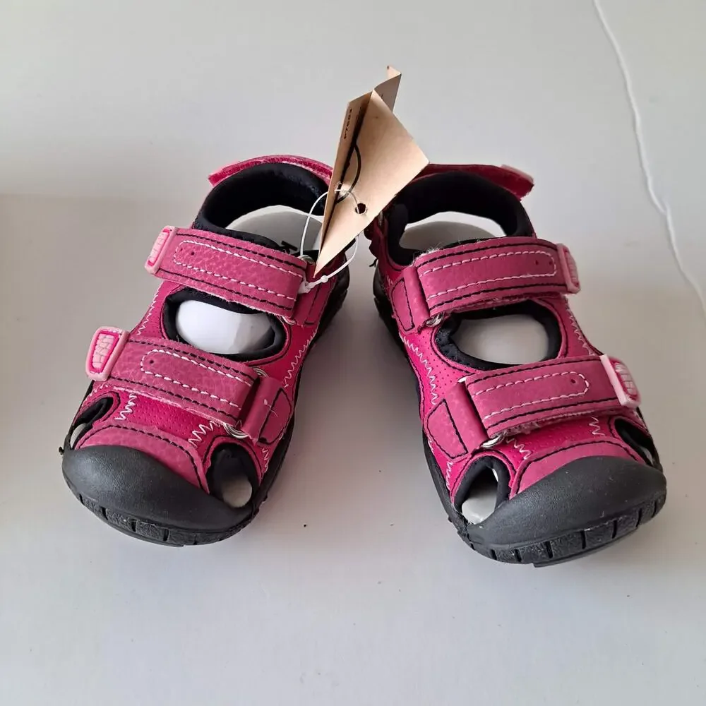 NWOT Kamik Seaturtle 2 Sandals Waterproof Hiking Shoes Pink Toddler Girls Size 5